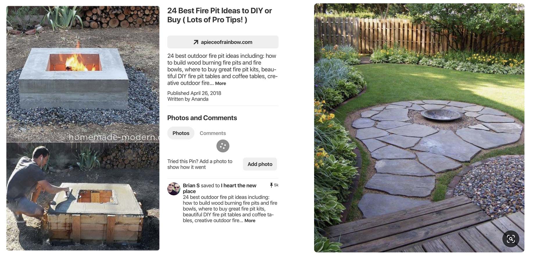 Ultimate Backyard Stone Fire Pit, How To Make A Square Fire Pit With Pavers